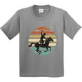 thumbnail image 3 of Inktastic Rodeo Team Roping Cowboy Youth T-Shirt, 3 of 5
