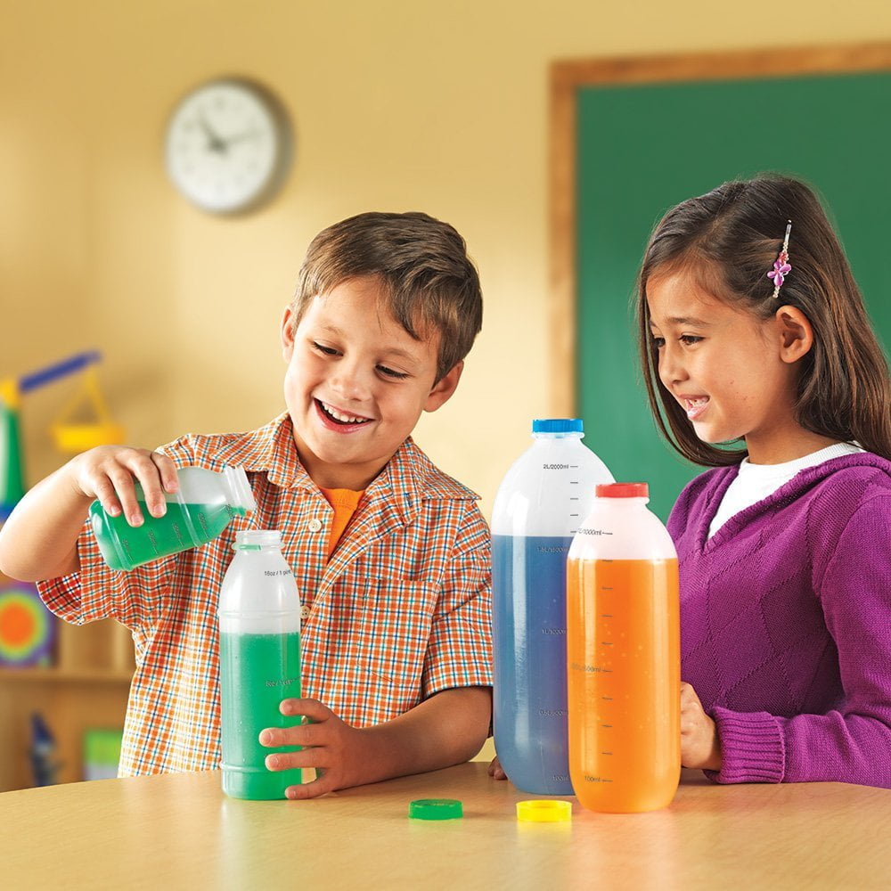 Learning Resources- Set di misurazione dei Litri Colore LER1307