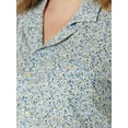 thumbnail image 3 of Lee Women's Plus Size Cropped Camp Short Sleeve Shirt, 3 of 4