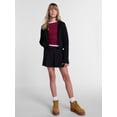 thumbnail image 3 of Weekend Academy Girls Fitted Zip Up Fleece Hoodie, Sizes 4-18, 3 of 6
