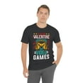 thumbnail image 5 of Mens V is For Video Games Funny Saying Valentines Day Shirt Tee T-Shirt, 5 of 6