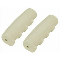 Grips Kraton Rubber 0214 White. Bike grips, bicycle grips, lowrider grips, beach cruiser grips, mountain bike grips