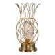 thumbnail image 2 of Luz De Escritorio Led De Piña Funciona Con Pilas Durable Acero Inoxidable Dorado Impermeable Interesante Decoración Del Hogar Dormitorio Lámpara De Mesita De Noche Luz De Piña Blanca Cálida Inevent HA014461-00, 2 of 6