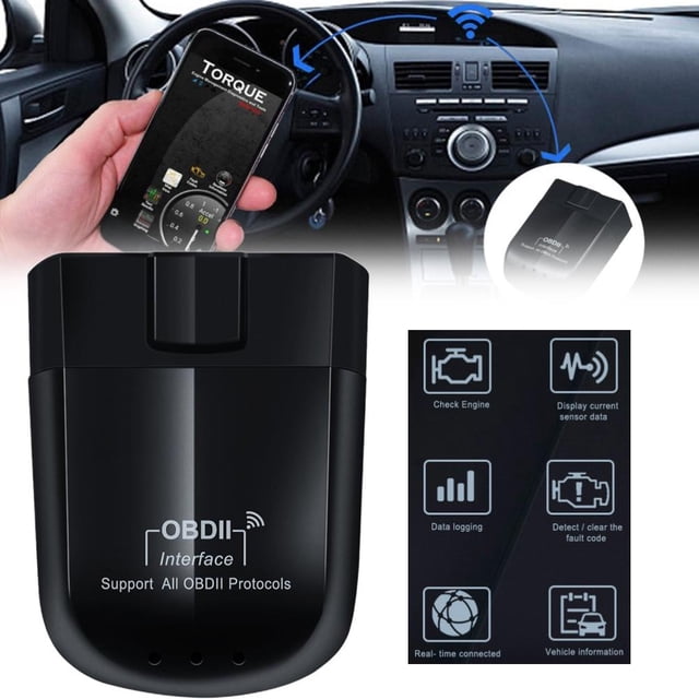 Lector De Código Wifi Aer Elm 327 V1.5 Pic18F25K80 Elm327 Bluetooth 4.0 Obd2 Herramienta De Diagnóstico Para Lectura Y Detección De Código,Aer Elm327 25K80 Chip Obd2 Yuarrent VI011463-00