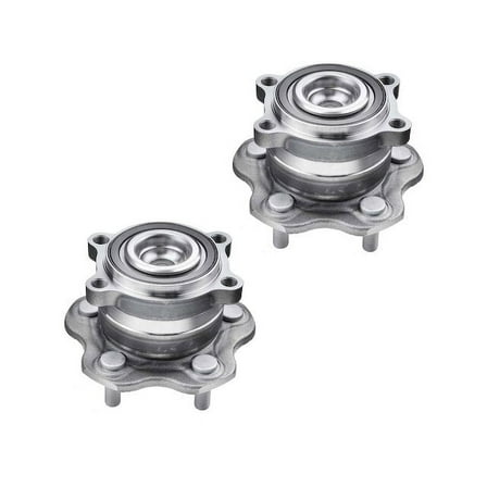 Rear Wheel Hub Assembly Set 2 - Compatible with 2007 - 2018 Nissan Altima 2008 2009 2010 2011 2012 2013 2014 2015 2016 2017