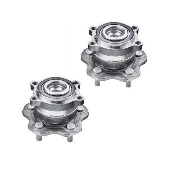 Rear Wheel Hub Assembly Set 2 - Compatible with 2007 - 2018 Nissan Altima 2008 2009 2010 2011 2012 2013 2014 2015 2016 2017