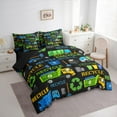 thumbnail image 3 of Castle Fairy Boys Cartoon Car 7-Piece King Trash Truck Garbage Truck Super Cozy Bedding Comforter Set, 3 of 8
