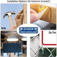 thumbnail image 5 of Video Surveillance Signs Outdoor, (2 Pack) Metal Security Camera Sign for Home, 10 x 3.5 Camera in Use Sign Outdoor, Blue Aluminum Monitoring Sign, 5 of 5