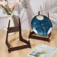 thumbnail image 5 of WEBEEDY 2 Pcs Solid Wood Plate Stands for Display, 8 Inch Plate Display Holder Decorative Plates Easel Stand for Books Platter Photo Frame Album Postcard Artworks, Office Home Desktop Decor, 5 of 5