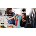 thumbnail image 5 of Fizzpod Home Soda Maker Carbonatador de agua con gas con 3 botellas y 2 cepillos para botellas (azul Aruba), 5 of 5