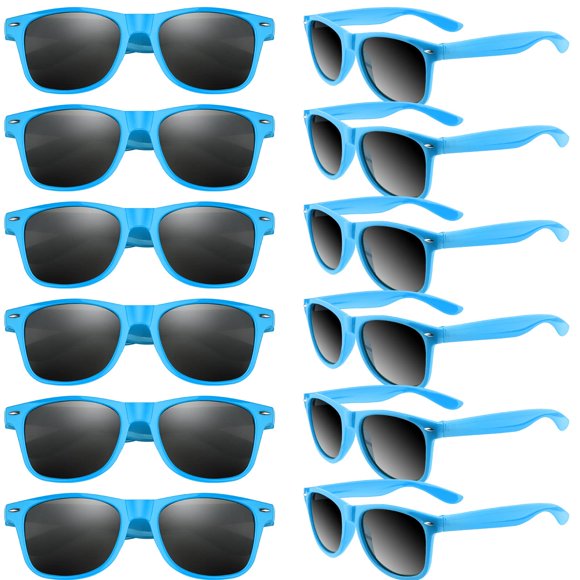 Gafas de sol TUPARKA Party Favors para niños, adolescentes y adultos, 12 unidades