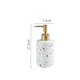 thumbnail image 2 of Dispensador de jabón y loción de cerámica de 370 ml, rellenable, for baño y encimera., 2 of 7