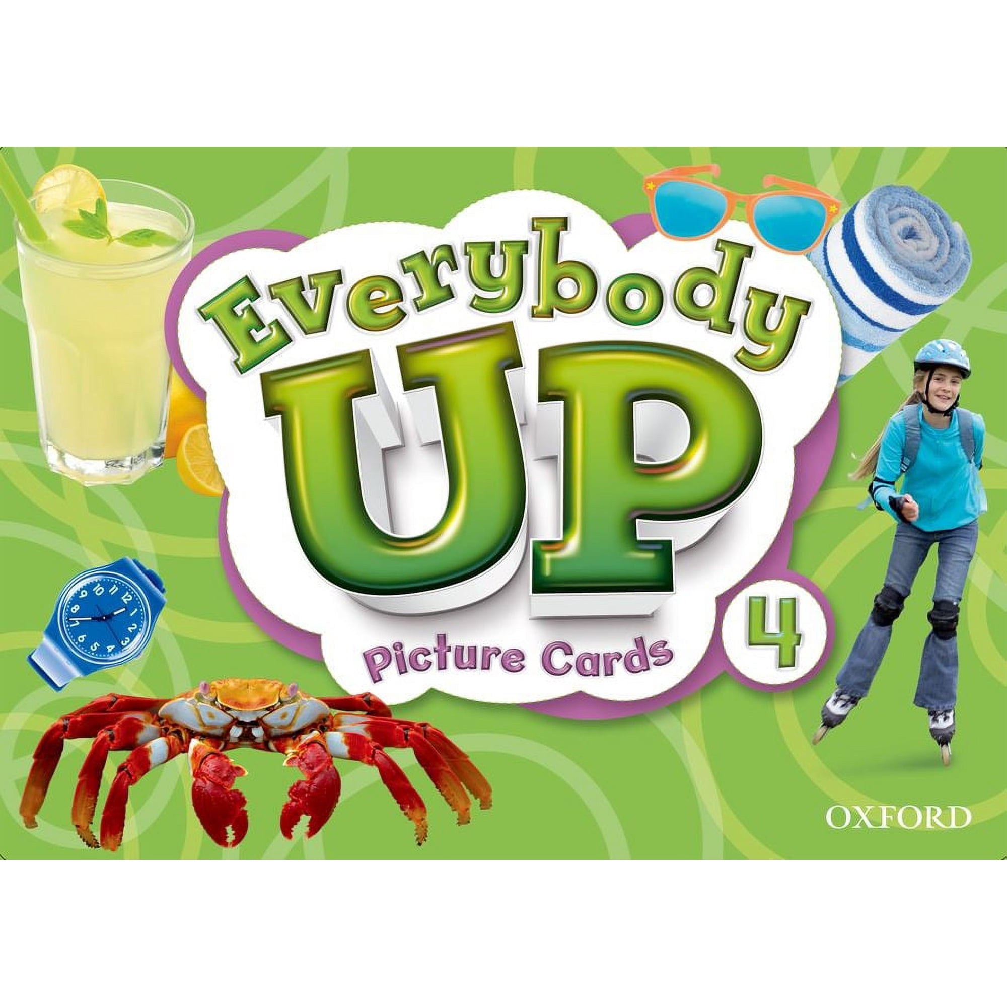 Everybody Up 4 Picture Cards: Language Level: Beginning to High Intermediate. Interest Level: Grades K-6. Approx. Reading Level: K-4 (Other)