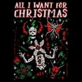 thumbnail image 2 of Juniors Stranger Things All I Want For Christmas Monster Icons T Shirt, 2 of 4
