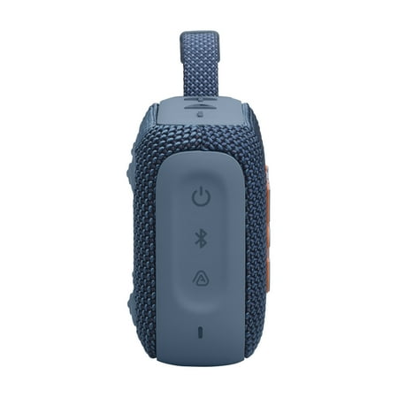 JBL Go 4 Ultra-Portable Waterproof Bluetooth Speaker, Blue