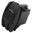 thumbnail image 1 of 12V 24V Car Auto Boat Accessory LED Dual USB Charger - Outlet white, 1 of 7