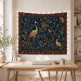 thumbnail image 5 of Floral Garden Ornate with Reminiscent Classical Damask, Serene Watercolor for Plant Lovers, Aesthetic Wall Decor, Mother'S Day Gift, Tapestry Wall Hanging for Dorm and Living Room, 5 of 7