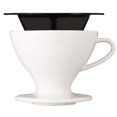thumbnail image 1 of Gotero Pourover Hario W60, tamaño 02, cerámica blanca Hario NA, 1 of 5