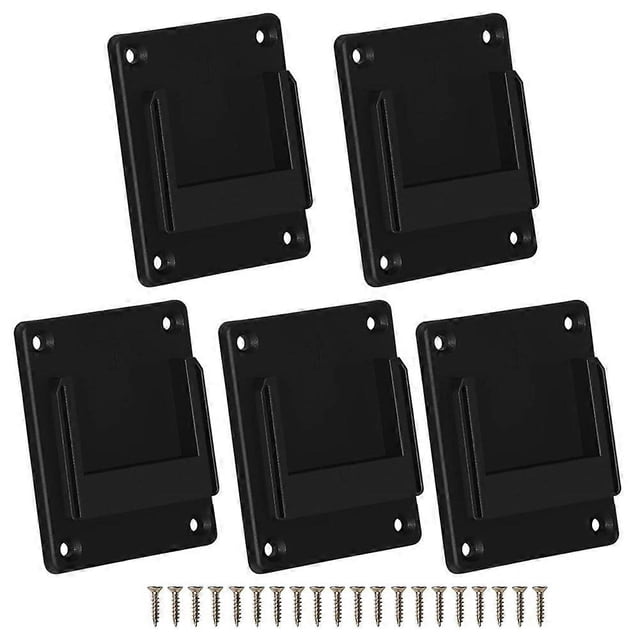 5Pcs Wall Mount Holder Tool Storage Rack Bracket Fixing Devices for // 18V 36V Power Tool