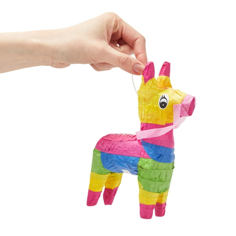 Mini Donkey Pinata - 3 Pack Small Mexican Pinatas for Cinco de Mayo, Mexican  Fiestas, Birthday Parties (4 x 7.5 x 2 In) 