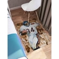 thumbnail image 6 of Walter Payton Rugs, Area Rugs, Custom Rugs, Salon Rug, Corridor Rug, Rug, Gym Rug, Americn Football Rug, Easy to Clean Rugs, Brown Rug, 2.6'x4' - 80x120 cm, 6 of 8