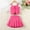 Hot Pink, variant on Girls Casual 2 Piece Sets, Girls' Sleeveless Shirts Short Skirt, Fashion Toddler Crew Neck Tank Tops Pleated Skirt Casual Comfortable Outfit Hot Pink, 1-2 Years