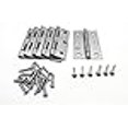 thumbnail image 3 of XJS Cabinet Stainless Steel Screw Mounted Door Hinges with mounting Screws (2.5" 6 Pcs), 3 of 4