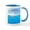 White/Blue Inside, variant on CafePress - Leopard Seal Penguins And Ice Mug - 11 oz Ceramic Mug - Novelty Coffee Tea Cup