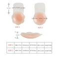 thumbnail image 7 of Invisible Bra Reusable Nipplecovers Flower Round Petal Invisible Silicone Breast Pasties for Backless Strapless Bra Deep V Push Up Self Adhesive Bra Sticky Bra Nude, 7 of 7