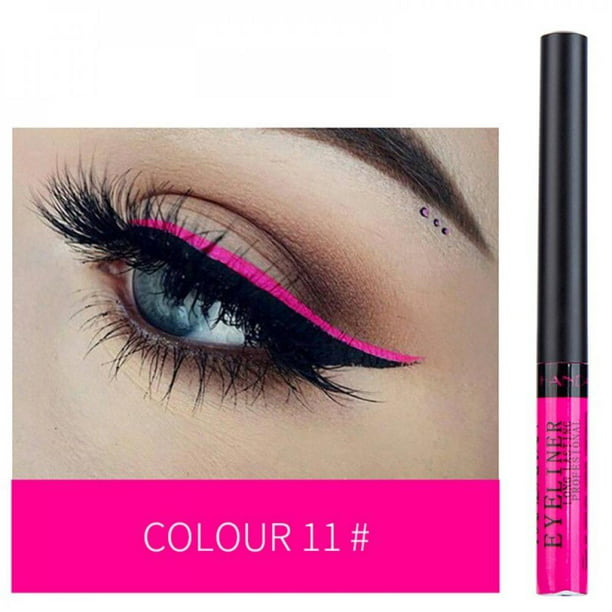With Soft Tip Easy to Wear Long Liquid Eyeliner for Women Up Matte Eye Liner Blue Green Eyeliner Liner - Walmart.com