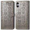 thumbnail image 4 of Funda Cartera FOXDOCK para Samsung Galaxy A07 , Flip PU con Relieve de Gatos y Perros, Tarjetero y Soporte, 4 of 6