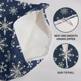 thumbnail image 6 of Navy Blue Cream Winter Snowflakes Pillow Covers 20x20 Set of 2 Christmas Decorative Throw Pillows Outdoor Farmhouse Xmas Holiday Seasnoal Pillowcases Cushion Case Decor for Home Sofa Couch Bed, 6 of 6