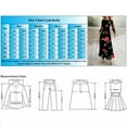 thumbnail image 3 of WTXUE Maxi Dresses, A-Line Long Sleeve Maxi Crew Neck, Womens Casual Flower Loose Boho Long Sundress Solid Women's Plus, Size XL, 3 of 5