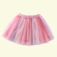 thumbnail image 4 of SDNall Toddler Girls Skirt Cute Party Dance Solid Color Embroidery Net Yarn Tulle Princess Dress Skirt Age:9-10Years, 4 of 9