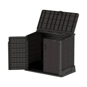 Duramax CedarGrain StoreAway 850 Liter Outdoor Deck Storage Shed, Brown