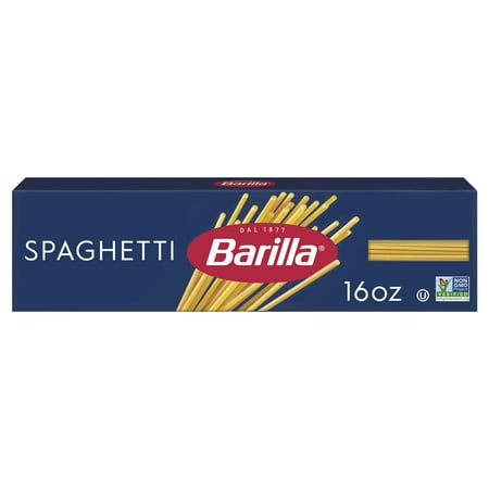 Barilla Classic Non-GMO, Kosher Certified Spaghetti Pasta, 16 oz Pack 4