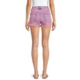 thumbnail image 3 of Madden NYC Juniors' Super High Rise Denim Shorts, 3 of 5