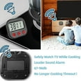 thumbnail image 4 of 3X Temporizador de Cocina, Temporizador Visual Digital, Reloj Magnético, CronóMetro, Temporizador de Cuenta Regresiva, Pantalla LCD Grande para Cocinar, 4 of 5