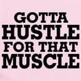 thumbnail image 2 of CafePress - Gotta Hustle For That Muscle Black Infant Bodysuit - Baby Light Bodysuit, Size Newborn - 24 Months, 2 of 4