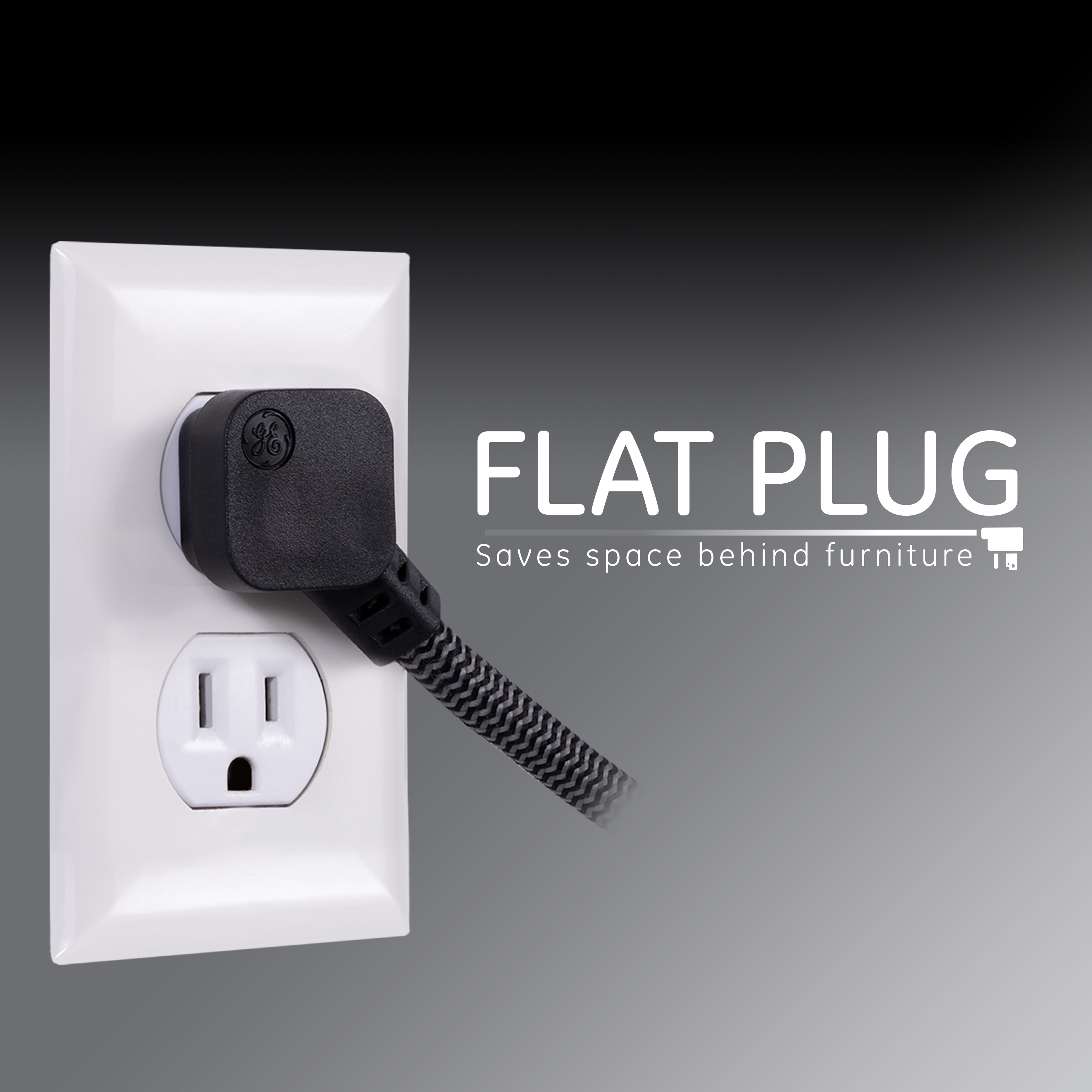 GE Pro 6-Outlet Surge Protector Power Strip, 2 Ft Cord photo 6