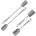 thumbnail image 1 of 4PCS Grey Soft Sponge Bottle Cleaning Brush Plastic Handle Cup Brush Scrubber Washing Brush vase Bottle Pot Cleaner（2 size 10”15”） Zhivalor Macetas, 1 of 7