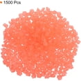 thumbnail image 3 of MECCANIXITY 1500pcs Glow Rocks 8-10mm Glow Pebbles Decoration in The Dark Luminous Stones Decor DIY Decorative Orange for Garden, Potted Plant, Fish Tank, 3 of 8