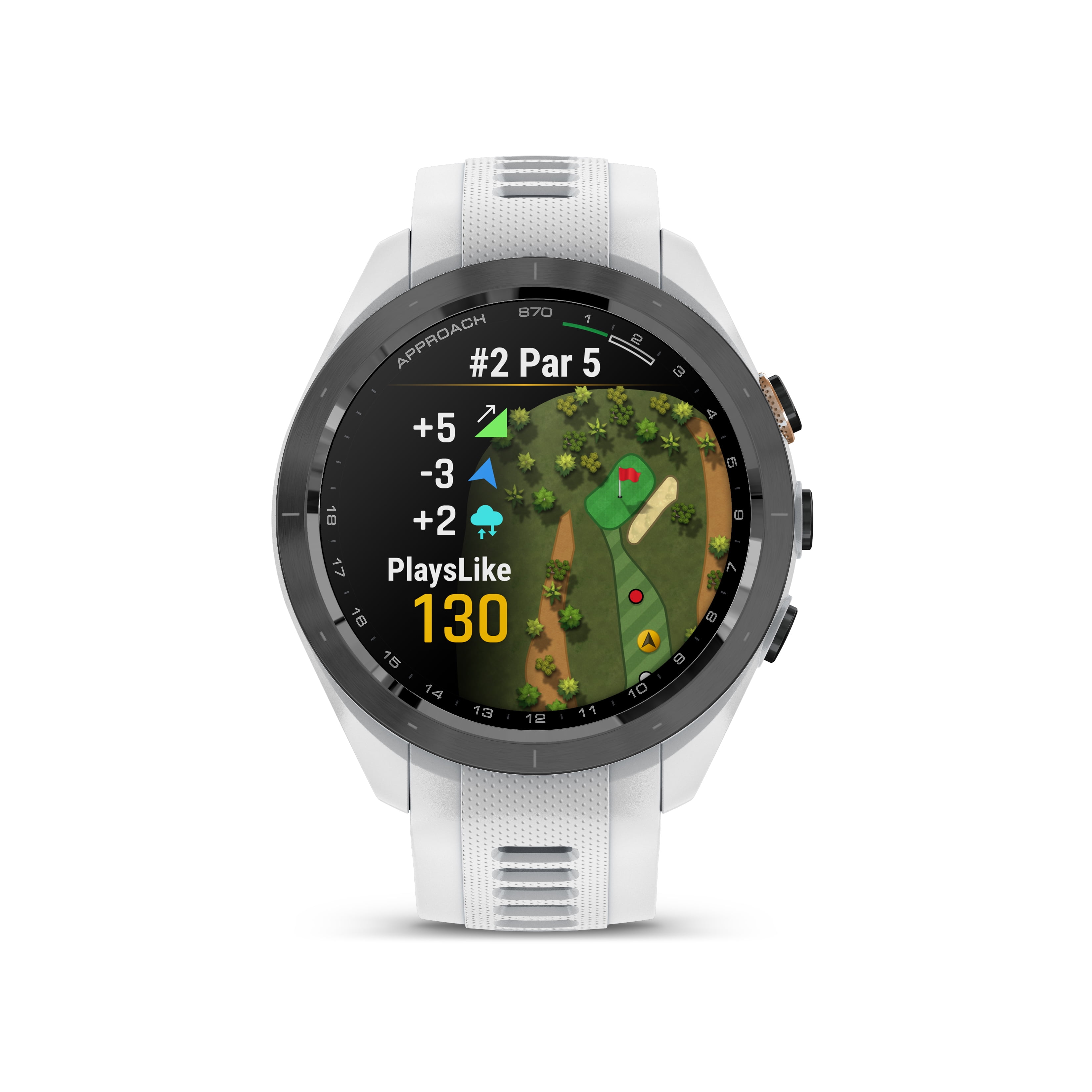 Relógio Smartwatch Garmin Approach S70 - Cinza/Preto (010-02746-01)