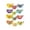 B, variant on DefiDgd 10pcs Wooden 2D Flat Hanging Bird String Hanging Pendant,Colorful Flat Tropical Bird Statue for Summer Party Tree Wall Window Hanging Decoration Supplies(A)