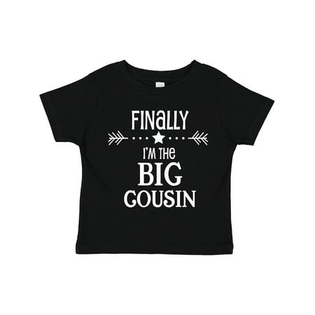 

Inktastic Finally I m the Big Cousin Gift Toddler Boy or Toddler Girl T-Shirt