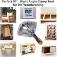 thumbnail image 4 of facefd 90 Degree Right Angle Clamp Woodworking Corner Clamp Vice Grip Wood Welding Tool, 4 of 6
