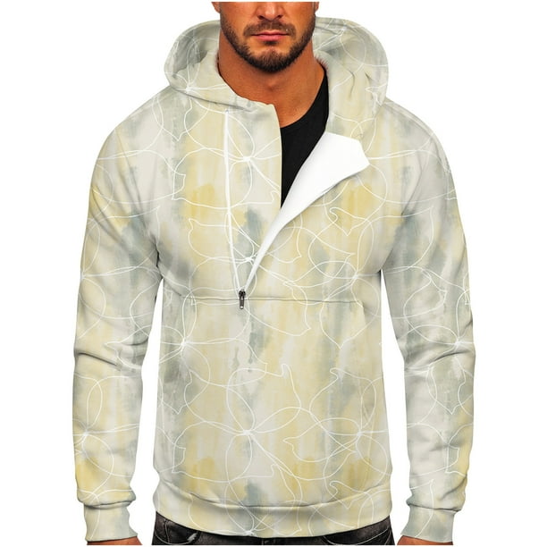 Sudadera informal con capucha y estampado de teñido anudado y