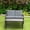 Mushroom, variant on Elegant and Functional - Black Metal Love Seat and Table for Small Rooms