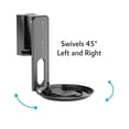 thumbnail image 2 of Soporte de pared YnVision. Diseño ajustable para Sonos ERA 100 Black, paquete de 2, 2 of 6