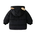 thumbnail image 4 of Xinhuaya 1-6T Little Girl Boy Ear Hooded Puffer Coat Kid Thickness Snowsuit Jacket Outwear, 4 of 8